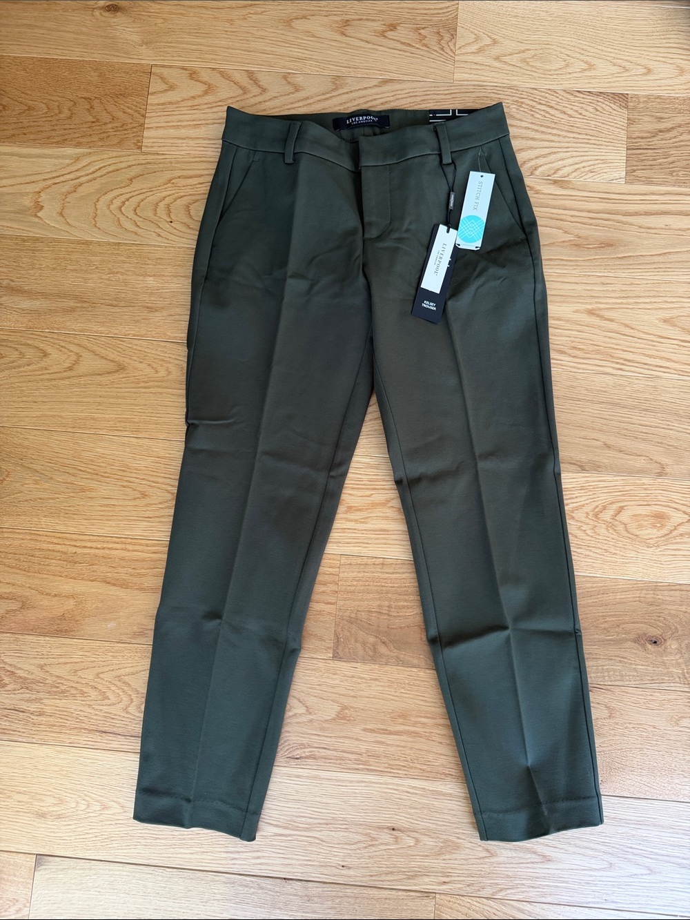 Liverpool Olive Green Women's Trousers